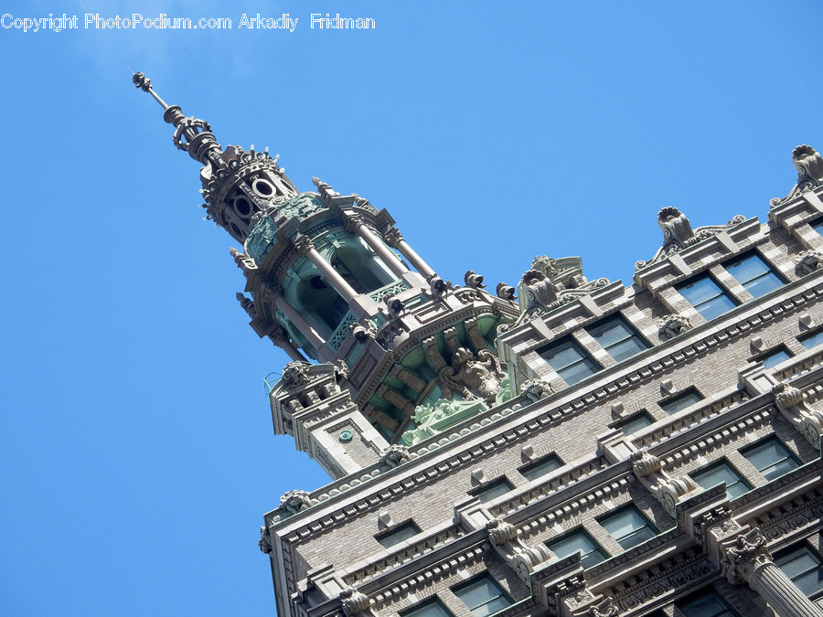 Art, Gargoyle, Statue, Building, City, High Rise, Architecture