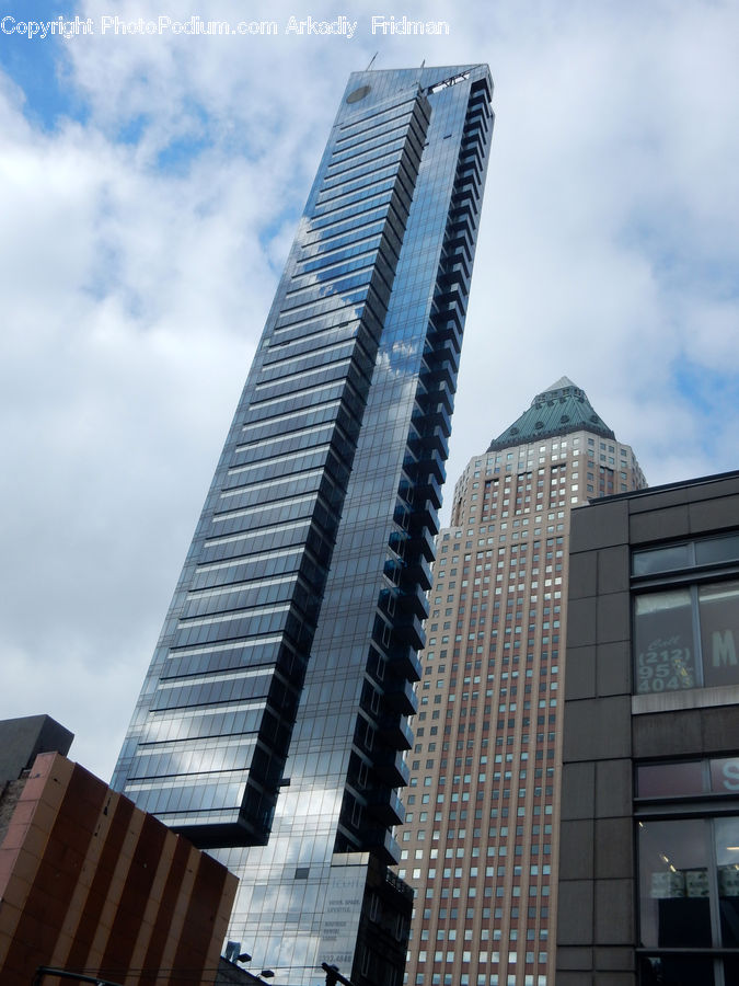 Architecture, City, Downtown, High Rise, Skyscraper, Building, Housing