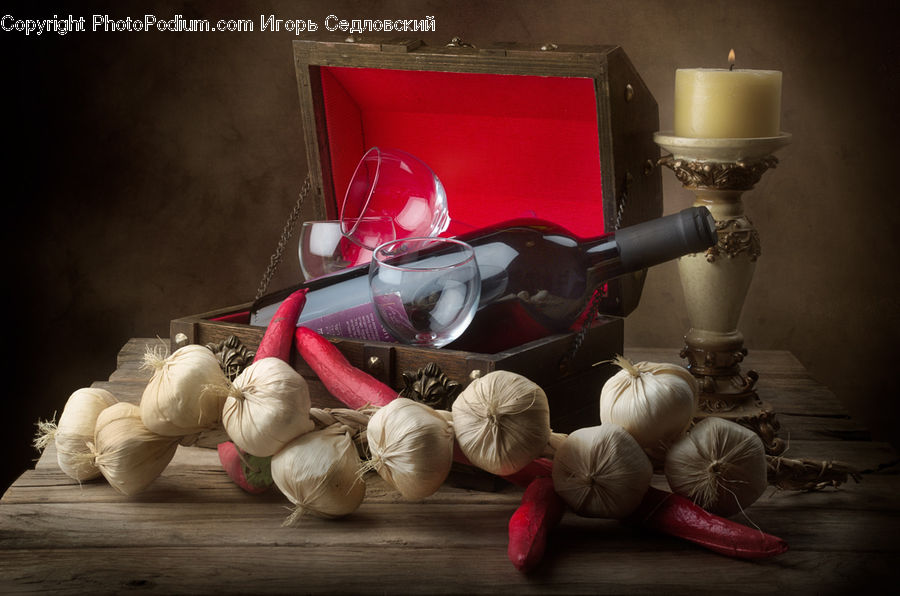 Candle, Garlic, Plant, Costume