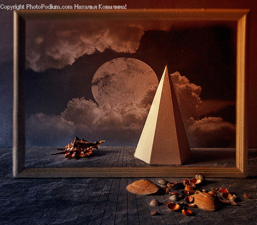 Ancient Egypt, Clam, Sea Life, Seashell, Light, Architecture, Bell Tower