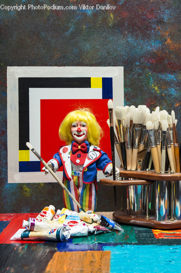 Clown, Performer, Person, People, Human, Apparel, Clothing