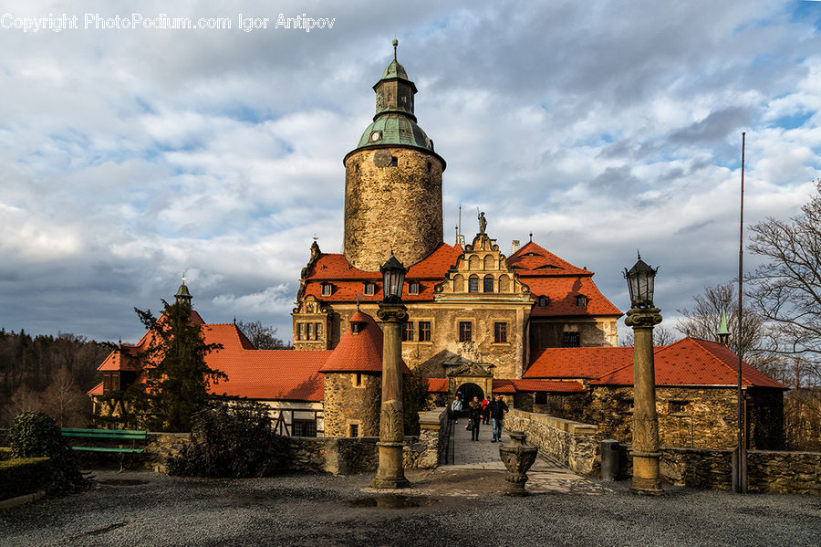 Architecture, Castle, Fort, Tower, Bell Tower, Clock Tower, Housing