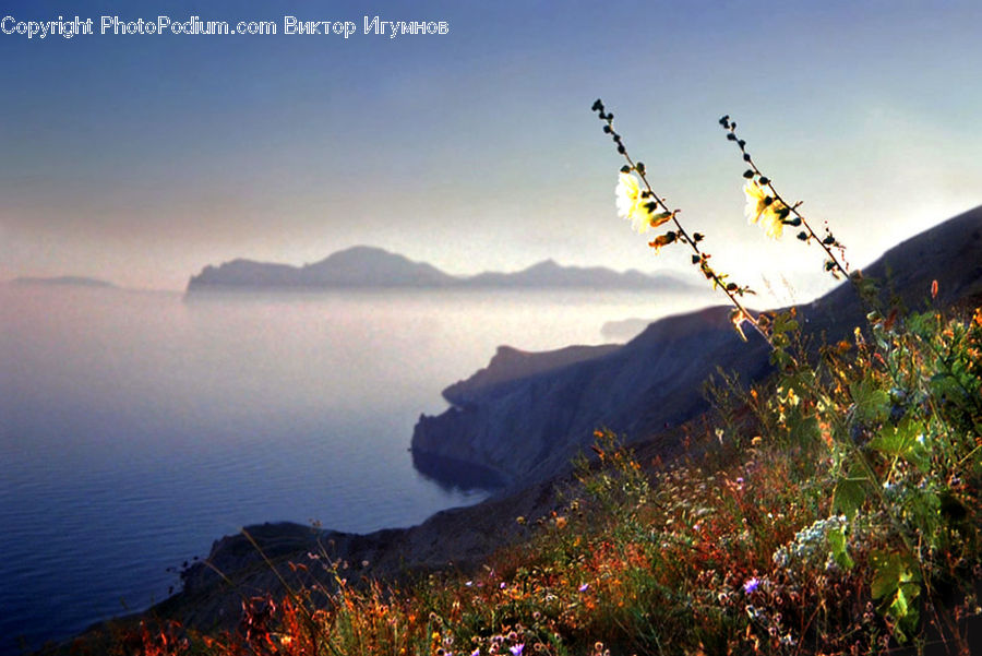 Dawn, Dusk, Sky, Sunrise, Sunset, Cliff, Outdoors