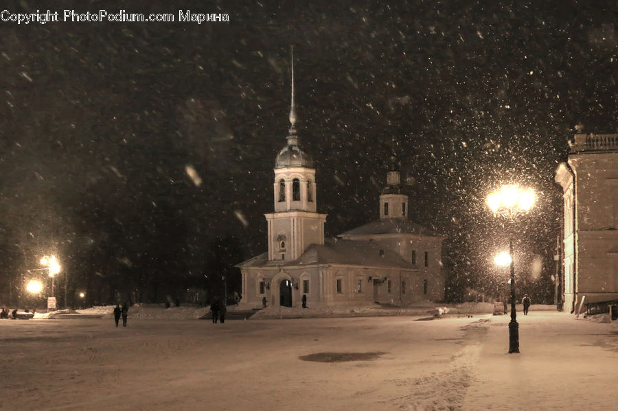 Blizzard, Outdoors, Snow, Weather, Winter, Ice, City