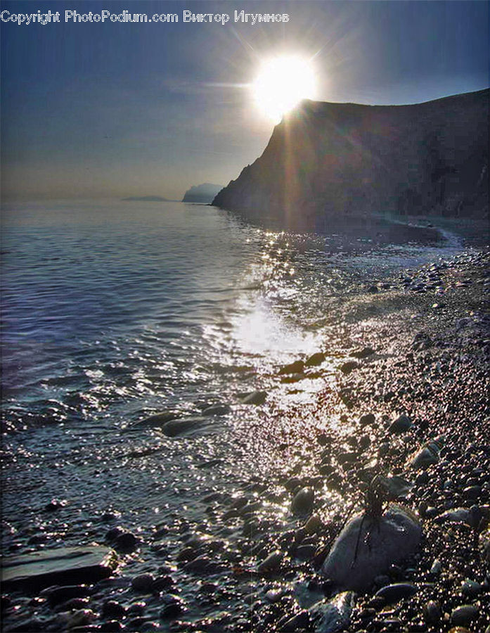 Flare, Light, Sunlight, Outdoors, Sea, Water, Ocean