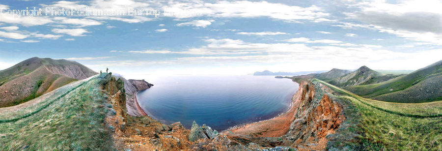 Coast, Outdoors, Sea, Water, Cliff, Alps, Crest