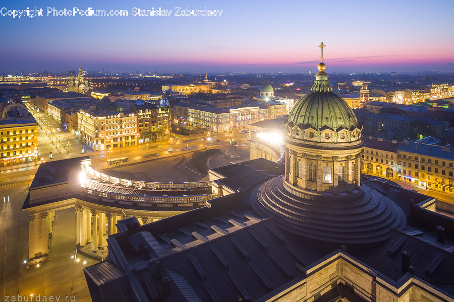 Architecture, Dome, City, Downtown, Building, Spire, Steeple