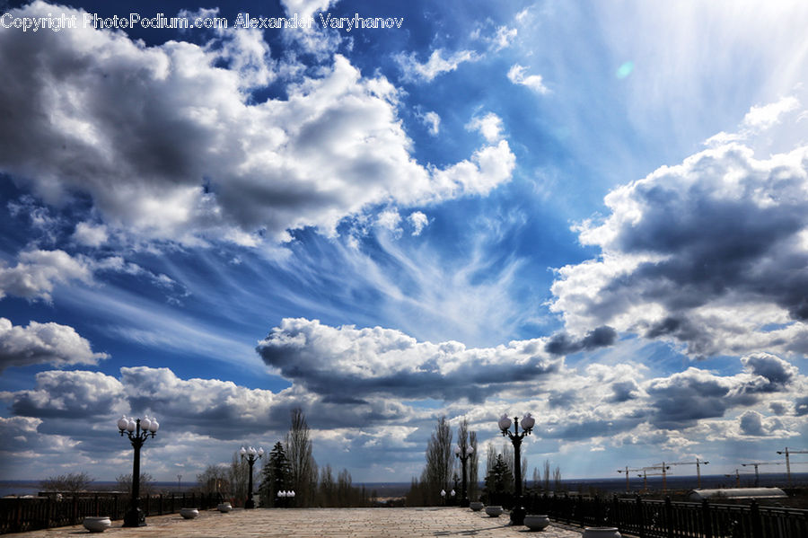 Azure Sky, Cloud, Outdoors, Sky, Cumulus, Dock, Pier