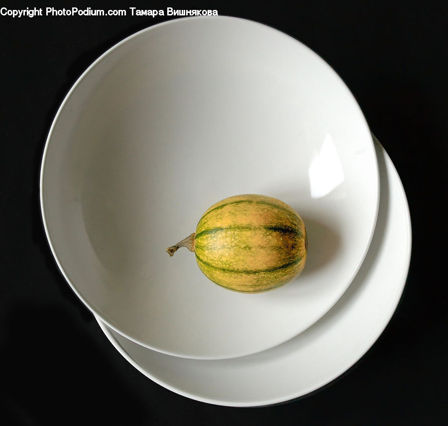 Dish, Food, Plate, Fruit, Melon, Bowl