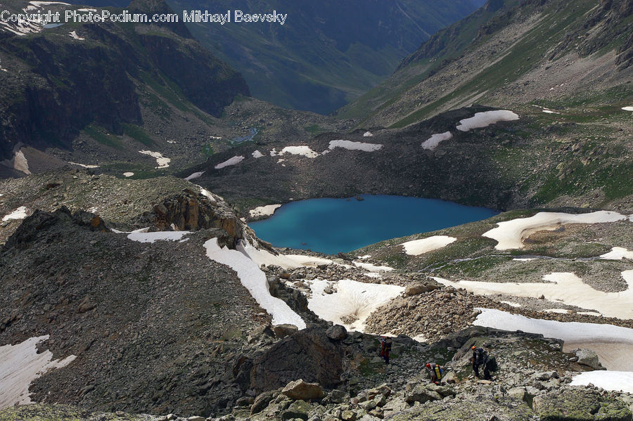Alps, Crest, Mountain, Peak, Landslide, Arctic, Glacier