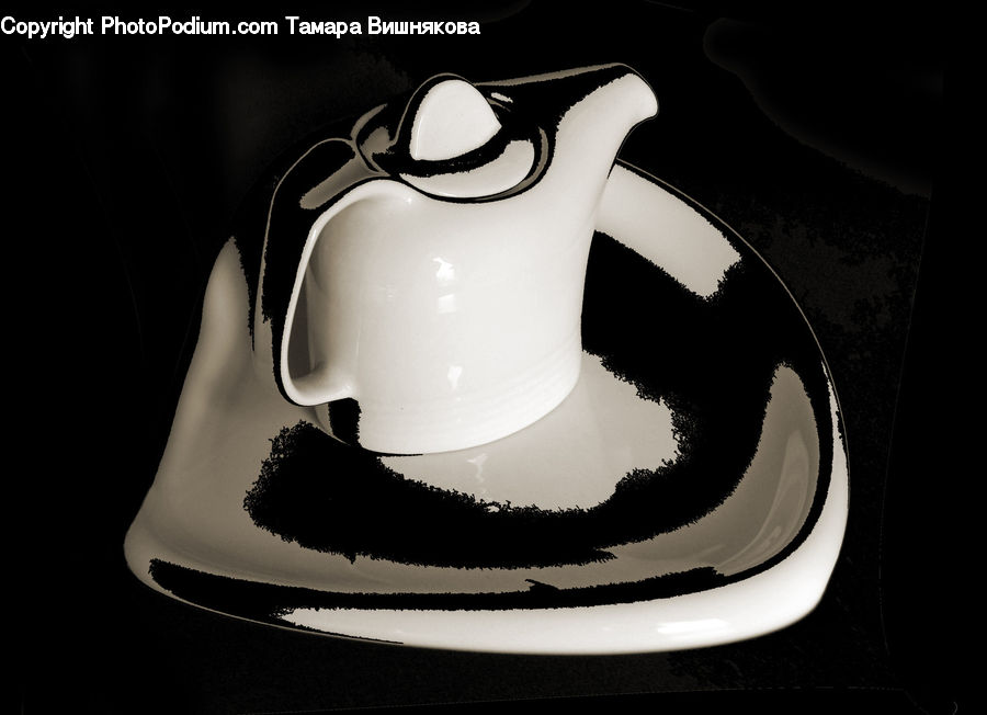 Coffee Cup, Cup, Jug, Pitcher, Porcelain, Saucer, Glasses