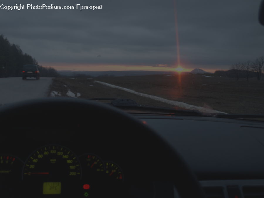 Gauge, Tachometer, Car, Jeep, Vehicle, Landscape, Nature
