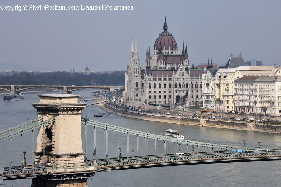 Architecture, Cathedral, Church, Worship, Waterfront, Building, Cruise Ship
