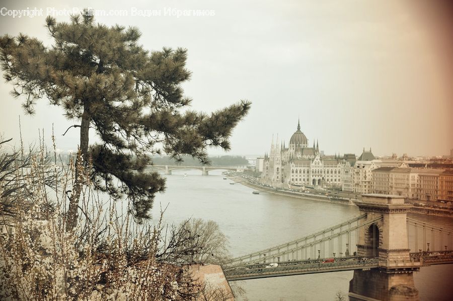Parliament, Architecture, Castle, Mansion, Palace, Bridge, Canal