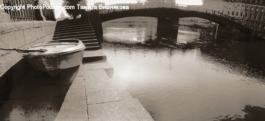 Canal, Outdoors, River, Water, Boat, Rowboat, Vessel