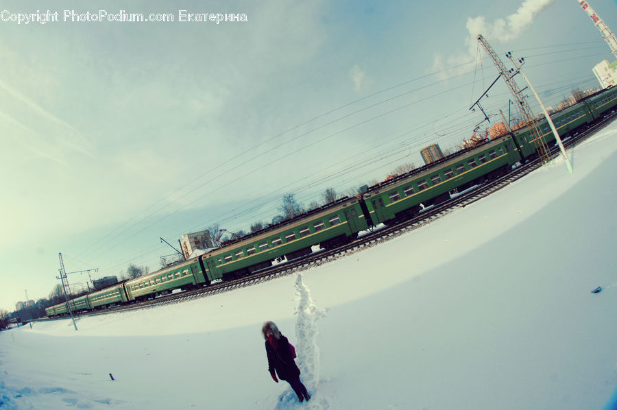 Train, Vehicle, Ferry, Freighter, Ship, Tanker, Vessel