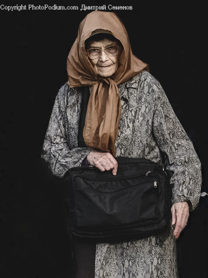 People, Person, Human, Female, Coat, Overcoat, Portrait