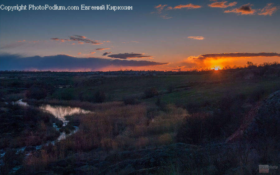 Dawn, Dusk, Sky, Sunrise, Sunset, Outdoors, Sun