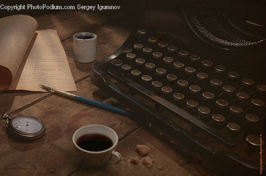 Cup, Paper, Electronics, Keyboard, Console, Bowl