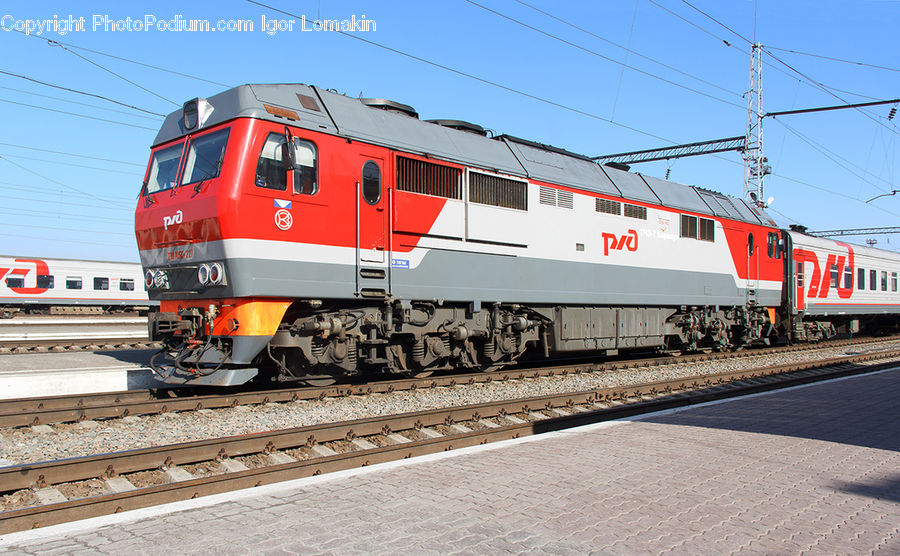 Locomotive, Rail, Train, Transportation, Vehicle, Train Track, Engine