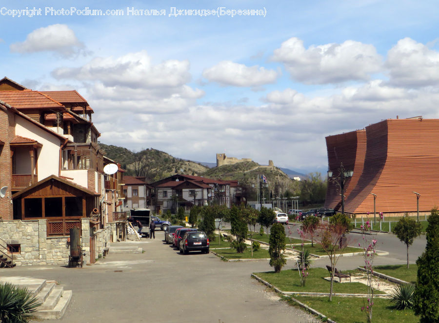 Hotel, Resort, Architecture, Downtown, Plaza, Town Square, Flood