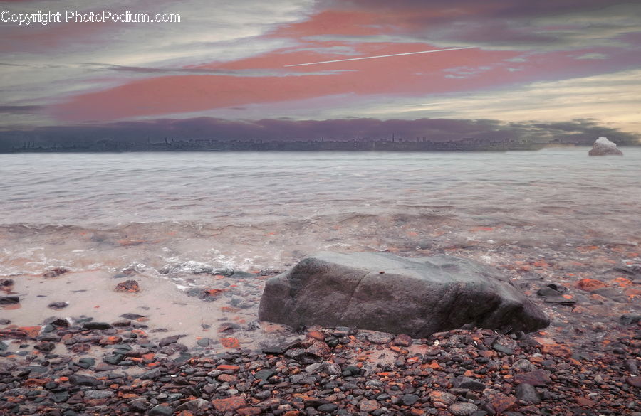 Rock, Coast, Outdoors, Sea, Water, Land, Plateau