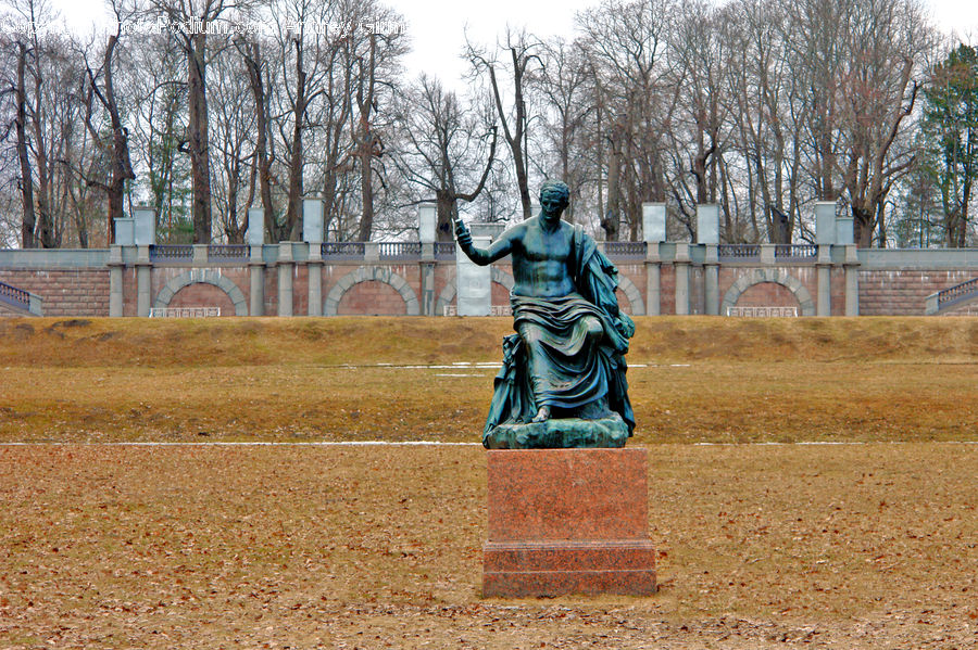 Human, People, Person, Art, Sculpture, Statue, Dirt Road