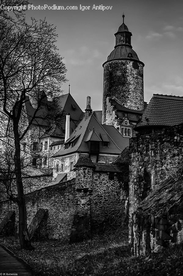 Architecture, Castle, Fort, Building, Housing, Villa, Tower