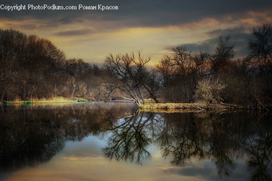 Flood, Dawn, Dusk, Sky, Sunrise, Sunset, Landscape