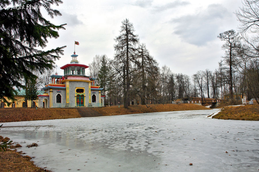 Gazebo, Architecture, Bell Tower, Clock Tower, Tower, Housing, Monastery