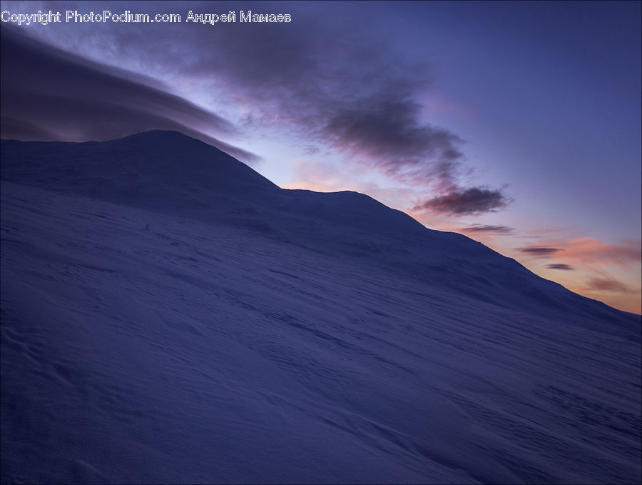 Mountain, Mountain Range, Outdoors, Azure Sky, Cloud, Sky, Dawn