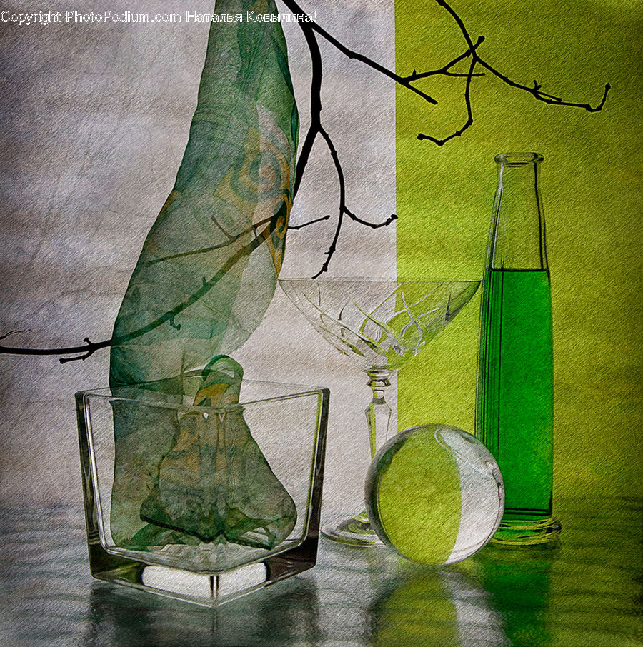 Bamboo, Plant, Wood, Glass, Chair, Furniture, Goblet