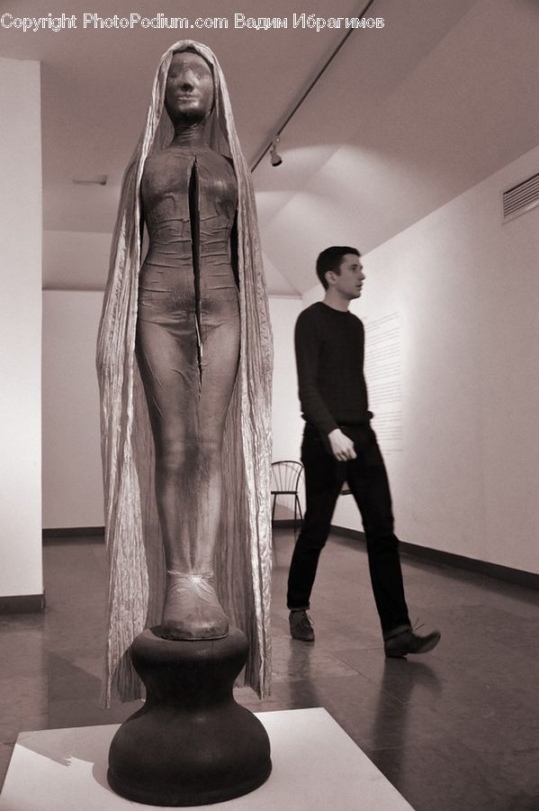 People, Person, Human, Art, Sculpture, Statue, Chair