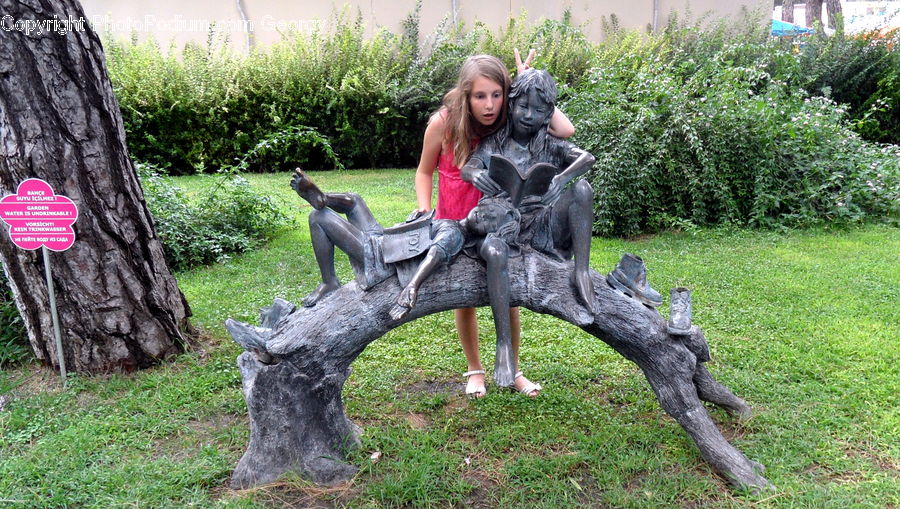 People, Person, Human, Art, Sculpture, Statue, Bench