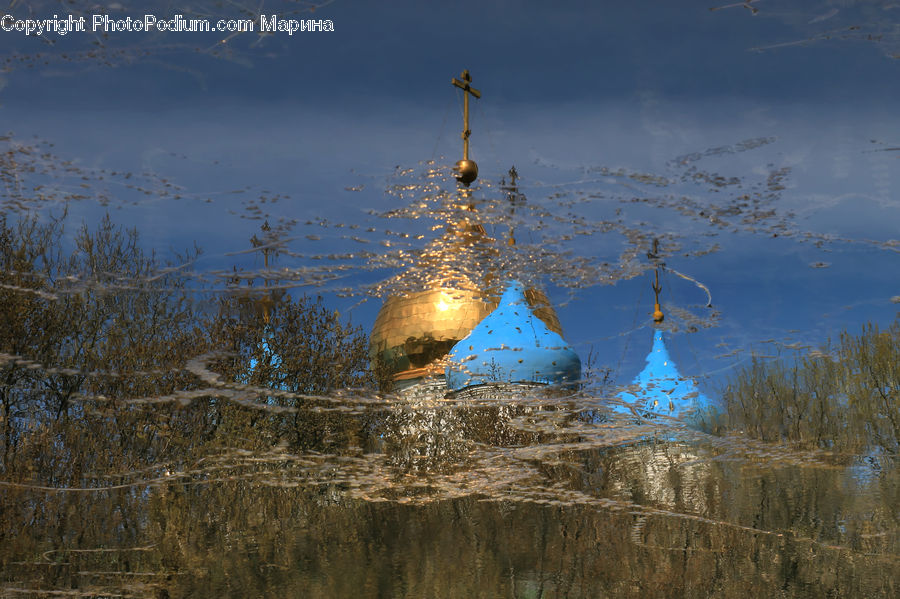 Architecture, Dome, Launch, Missile, Rocket, Water, Field
