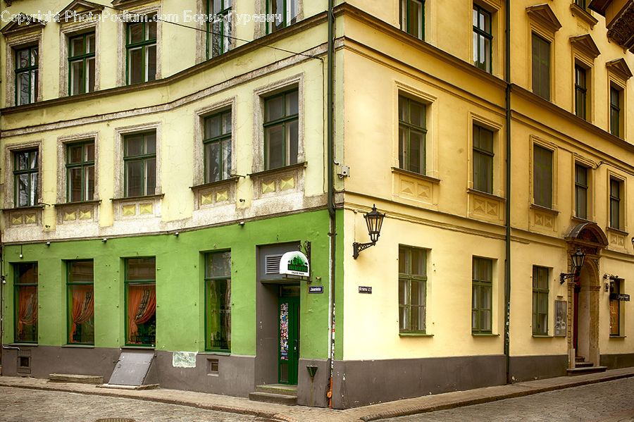 Building, Housing, Downtown, Town, Villa, Alley, Alleyway