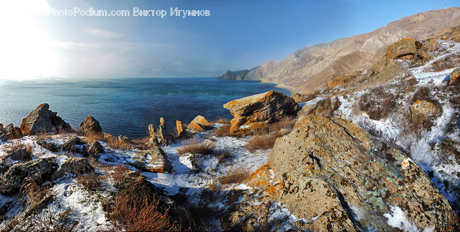 Coast, Outdoors, Sea, Water, Crest, Mountain, Peak