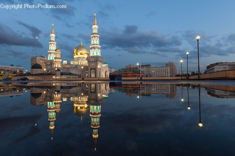 Architecture, Bell Tower, Clock Tower, Tower, Dome, Mosque, Worship