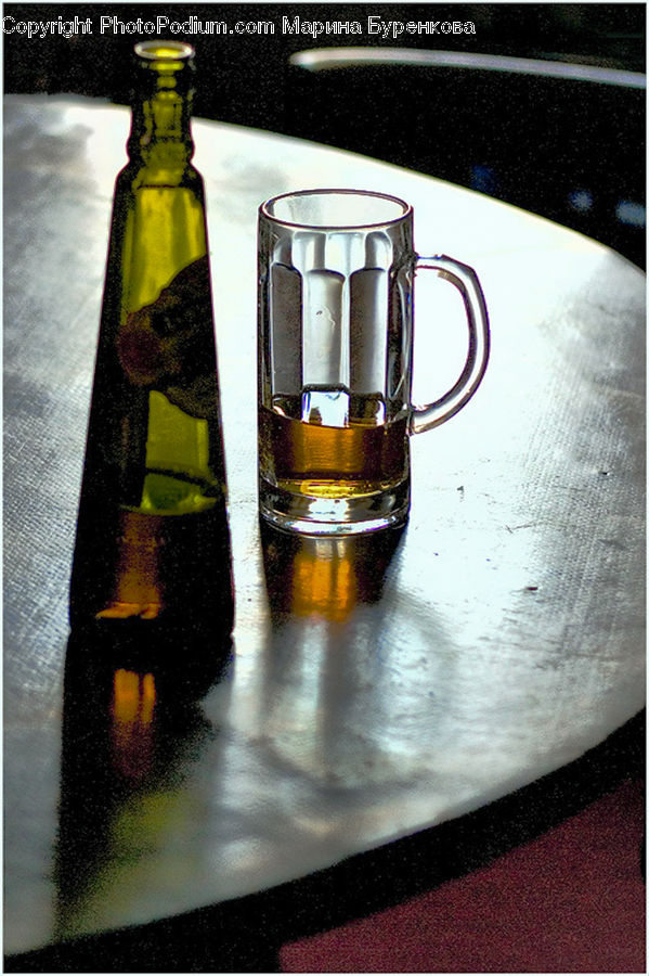 Cup, Beverage, Drink, Bottle, Alcohol, Beer, Glass