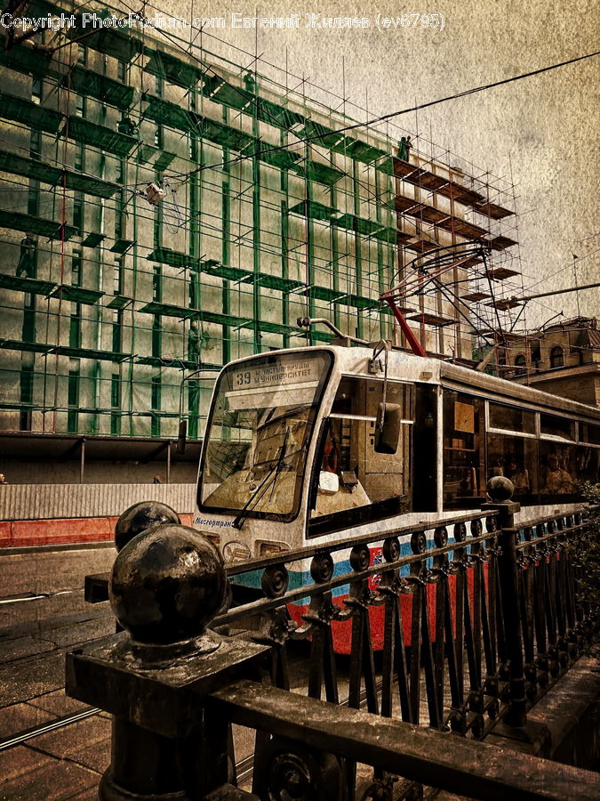 Bus, Vehicle, Train, Engine, Machine, Motor, Car