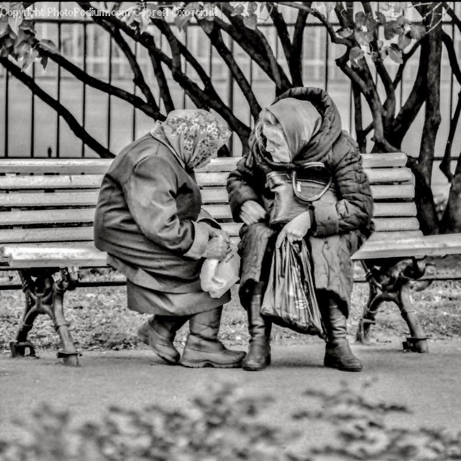 People, Person, Human, Bench, Park Bench, Art, Sculpture
