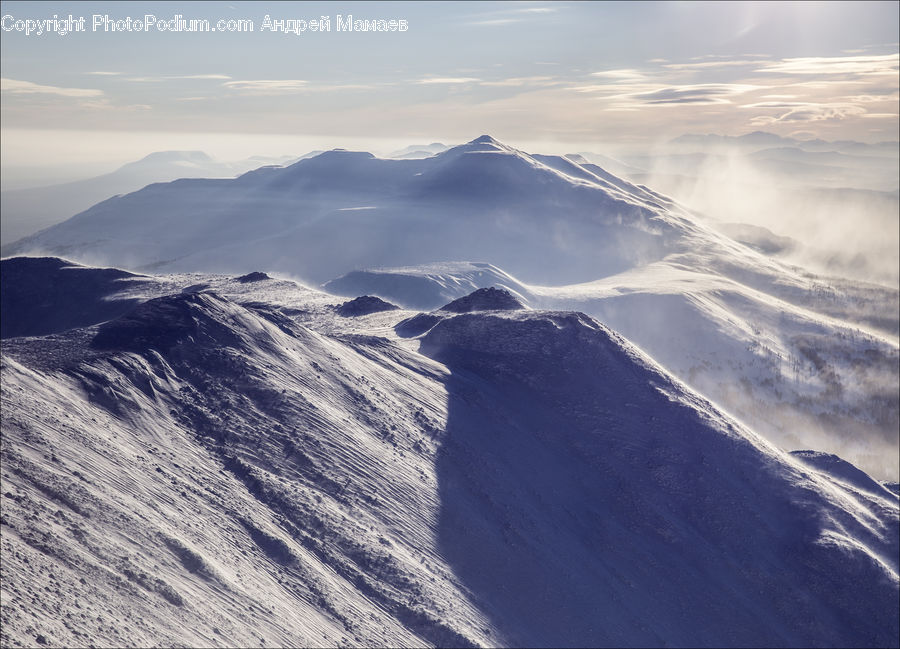 Arctic, Glacier, Ice, Mountain, Outdoors, Snow, Crest