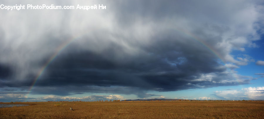 Azure Sky, Cloud, Outdoors, Sky, Field, Grass, Grassland