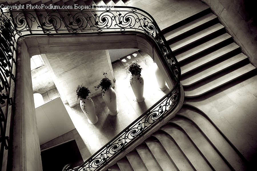 Banister, Handrail, Staircase, Afro Hairstyle, Hair