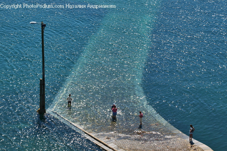 Coast, Outdoors, Sea, Water, Fountain, Leisure Activities