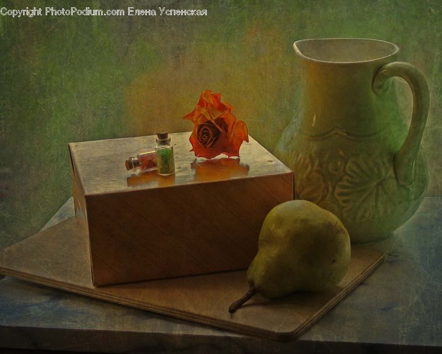 Potato, Produce, Vegetable, Art, Painting, Fruit, Quince