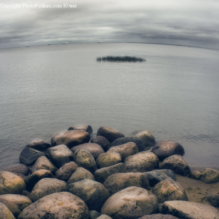 Rock, Coast, Outdoors, Sea, Water, Pebble, Sand