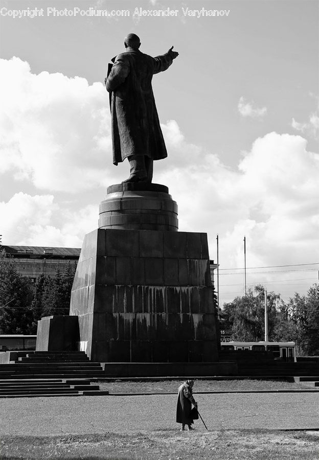 People, Person, Human, Art, Sculpture, Statue, Train