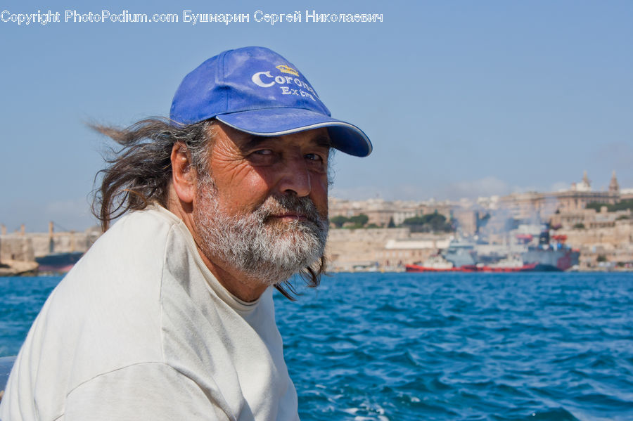 People, Person, Human, Baseball Cap, Cap, Hat, Boat