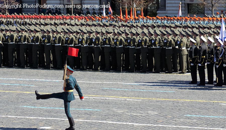 Marching, Parade, Exercise, Fitness, Jogging, Army, Military